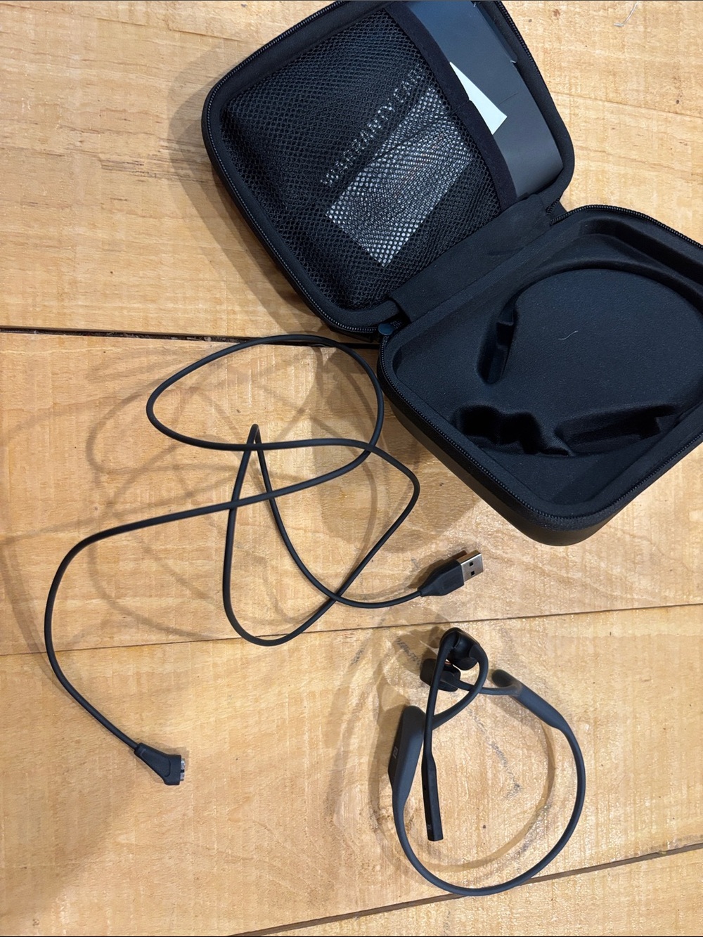 Aftershokz OpenMove On-Ear Bone Conduction Headphones - Black